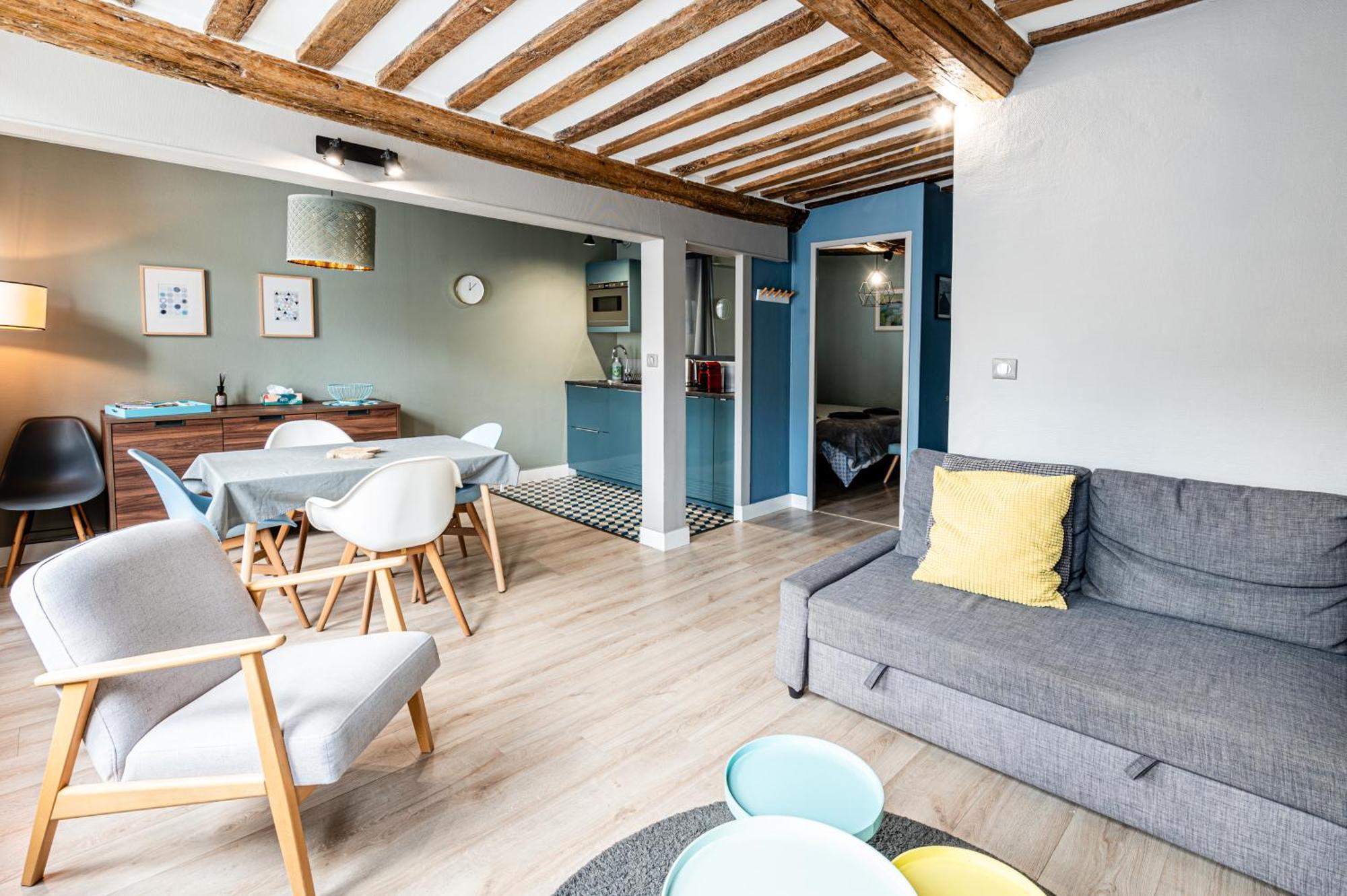 Cosy Loft - Plein Centre D'Honfleur Appartement Buitenkant foto