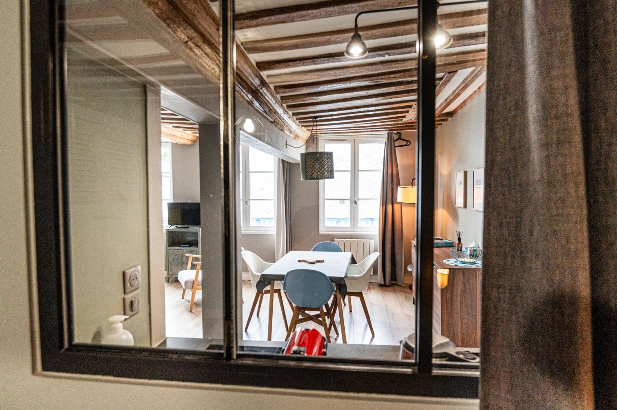 Cosy Loft - Plein Centre D'Honfleur Appartement Buitenkant foto