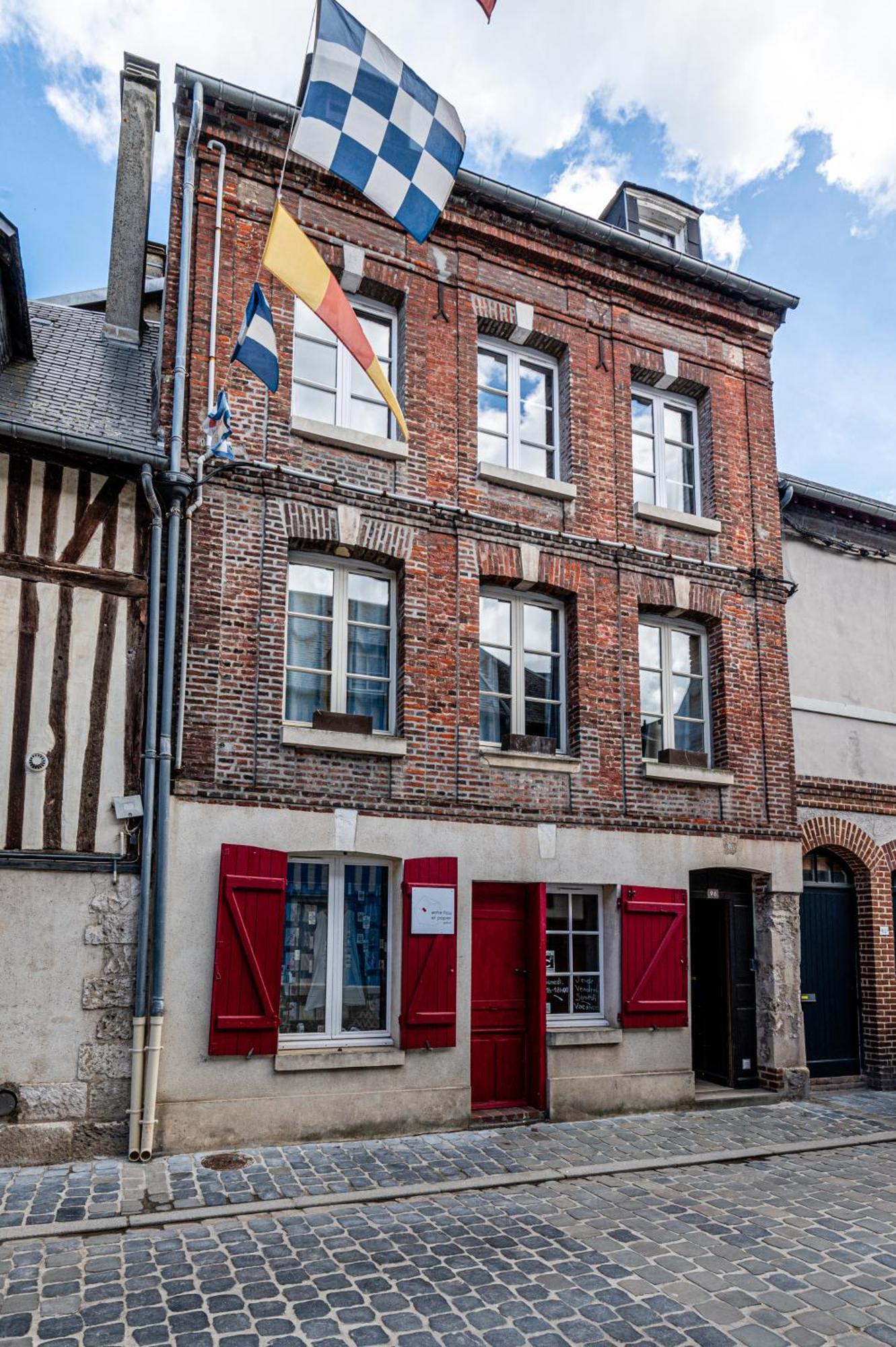 Cosy Loft - Plein Centre D'Honfleur Appartement Buitenkant foto